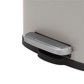 Ведро для мусора с педалью Spirella AKIRA Светло-серый