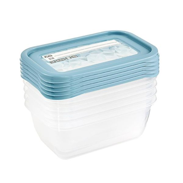 Комплект ємностей для морозилки прямокутний "Polar" (5*0,5л)