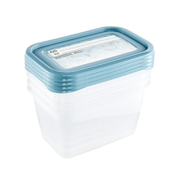 Комплект ємностей для морозилки прямокутний "Polar" (4*0,75л)