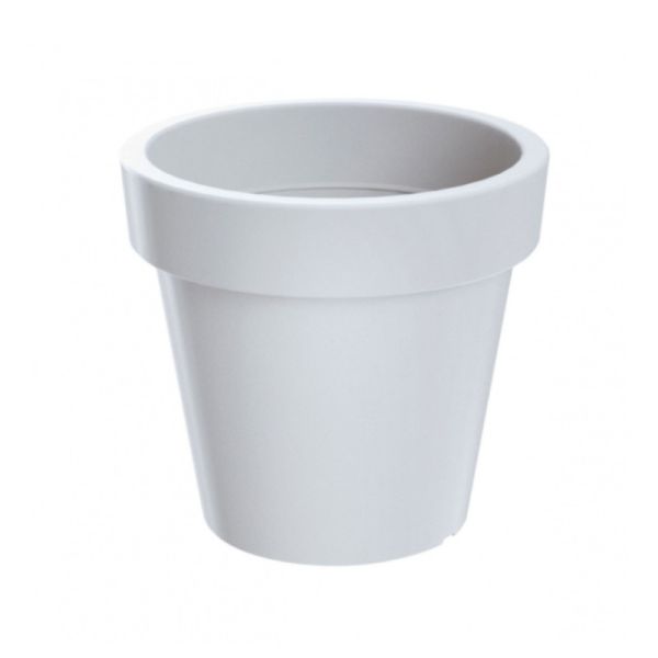 Горщик для квітів LOFLY 20см круглий Білий