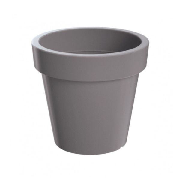 Горщик для квітів LOFLY 20см круглий Сірий