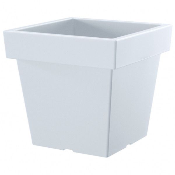 Горщик для квітів LOFLY Square Low 30см Білий
