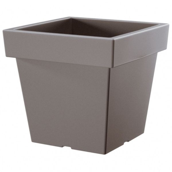 Горщик для квітів LOFLY Square Low 30см Сірий