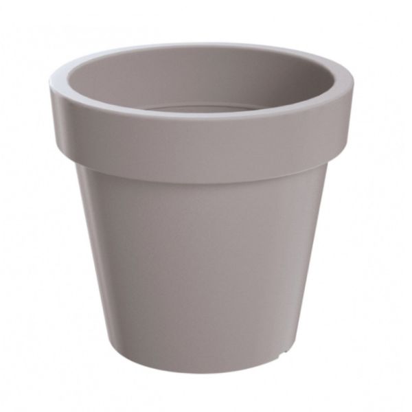 Горщик для квітів LOFLY 30см круглий Мокка