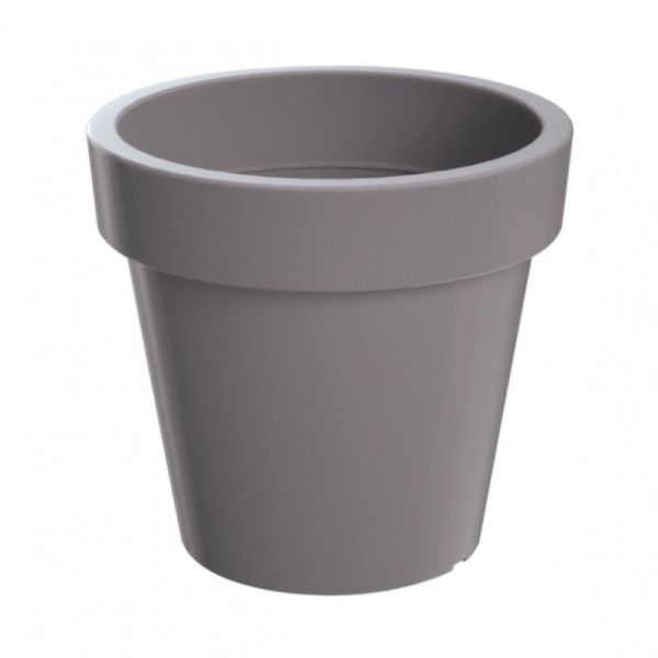 Горщик для квітів LOFLY 30см круглий Сірий