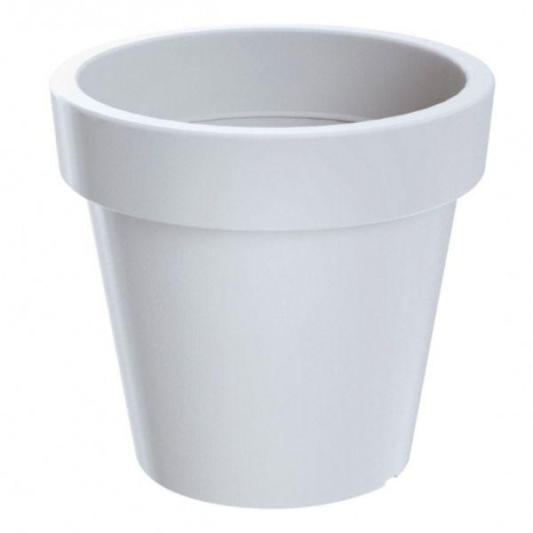 Горщик для квітів LOFLY 40см круглий Білий