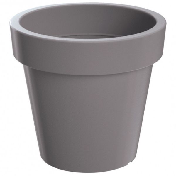 Горщик для квітів LOFLY 50см круглий Сірий