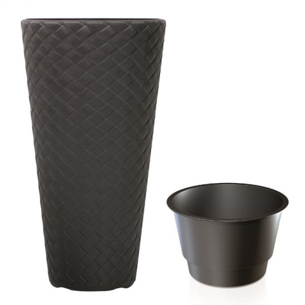 Горщик для квітів Matuba Slim 40см Антрацит