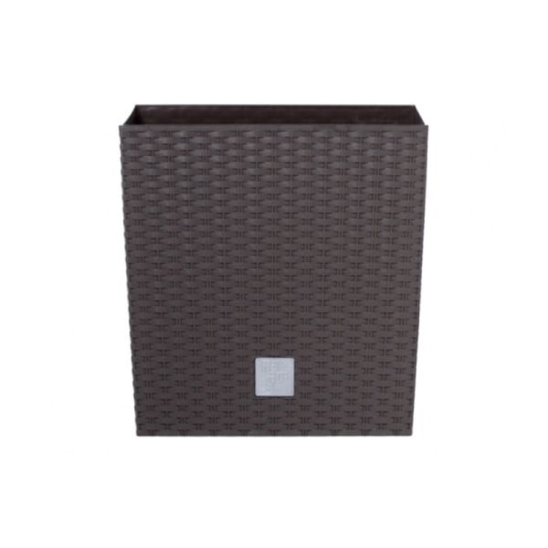 Горщик для квітів RATO Square Low 20 см, H-20,2 см Коричневий