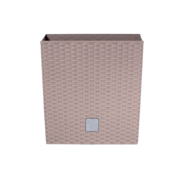Горщик для квітів RATO Square Low 20 см, H-20,2 см Мокка