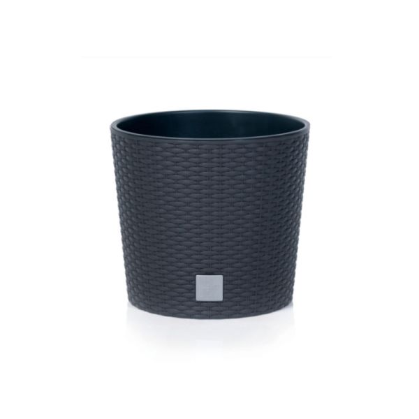 Горщик для квітів RATO Round 20 см H-19 см Антрацит