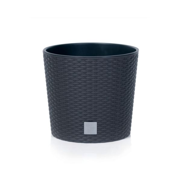 Горщик для квітів RATO Round 25 см H-22,4 см Антрацит