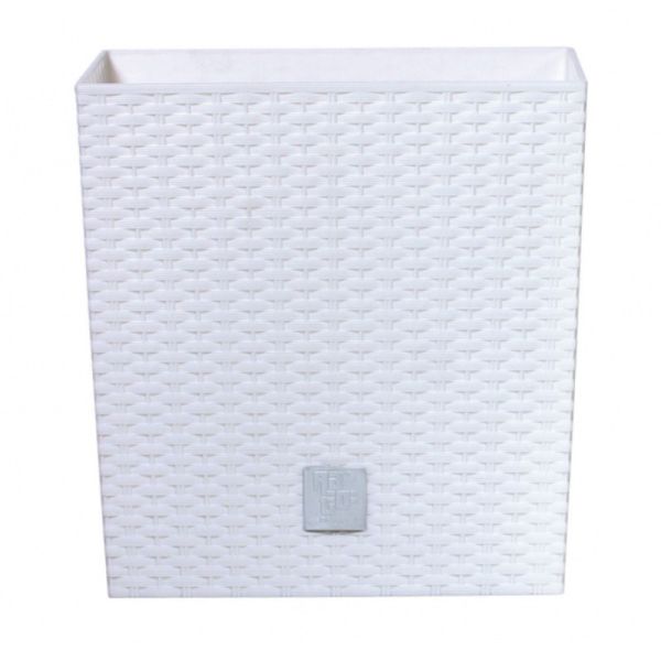 Горщик для квітів RATO Square Low 32,5 см, H-32,5 см Білий