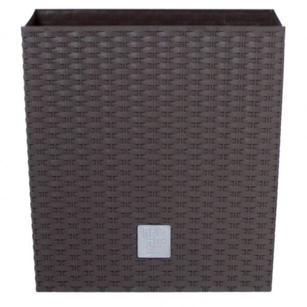 Горщик для квітів RATO Square Low 40 см, H-40,8 см Коричневий