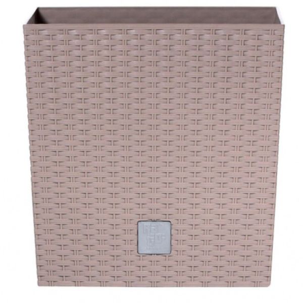 Горщик для квітів RATO Square Low 40 см, H-40,8 см Мокка