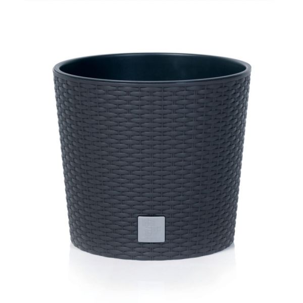 Горщик для квітів RATO Round 40 см H-37,5 см Антрацит