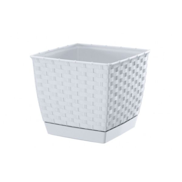 Горщик для квітів Ratolla Square 14.5см Білий