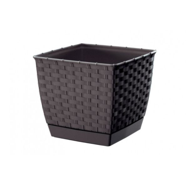 Горщик для квітів Ratolla Square 14.5см Коричневий