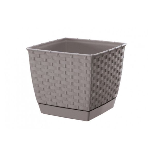 Горщик для квітів Ratolla Square 14.5см Мокка