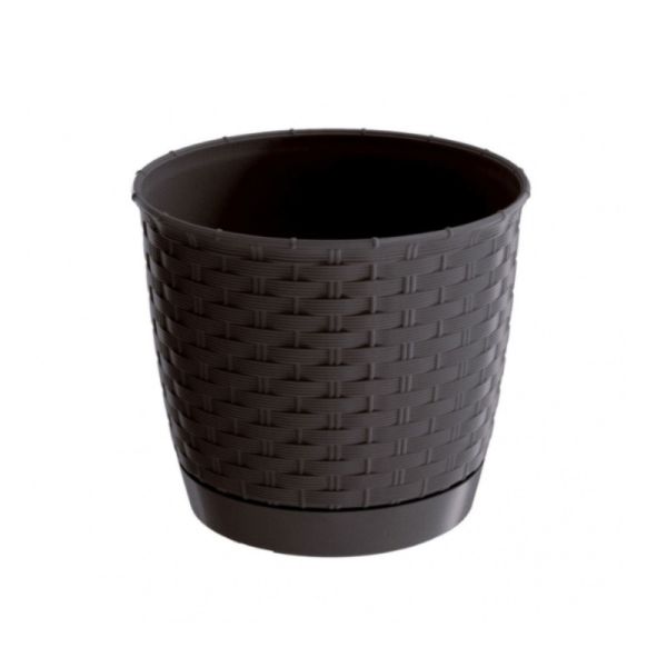 Горщик для квітів Ratolla Round 19см Коричневий