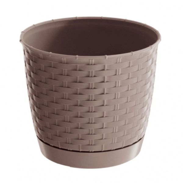 Горщик для квітів Ratolla Round 25см Мокка