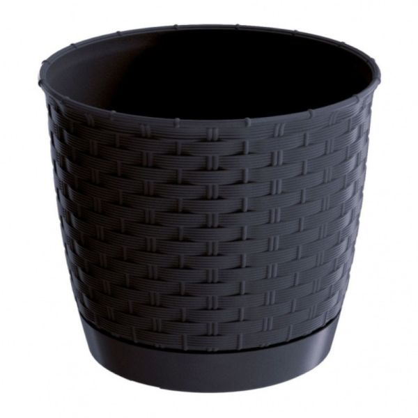 Горщик для квітів Ratolla Round 30см Антрацит