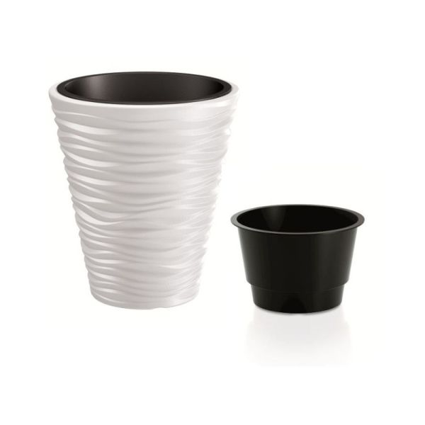 Горщик для квітів Sand 35см Білий