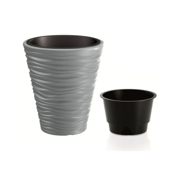 Горщик для квітів Sand 35см Сірий