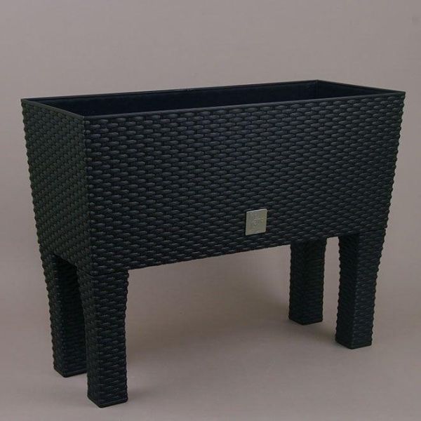 Горщик для квітів терасовий Rato Case high 80см із вкладишем Антрацит