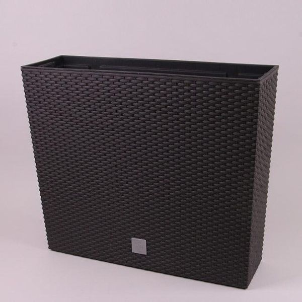 Горшок для цветов террасовый Rato Case 60см с вкладышем высокий Коричневый