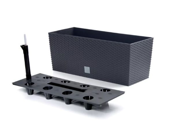 Балконна скринька RATO CASE 80cм з автополивом Антрацит