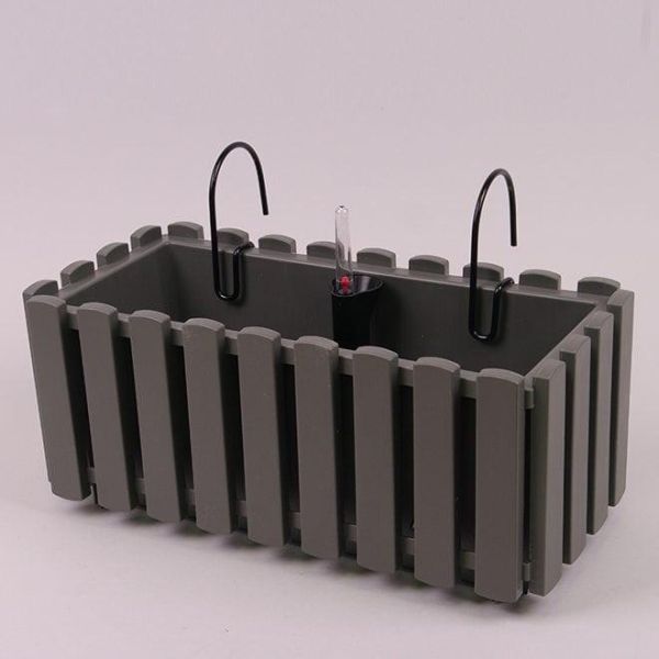 Балконний ящик підвісний Boardee Fencycase W 58см Сірий