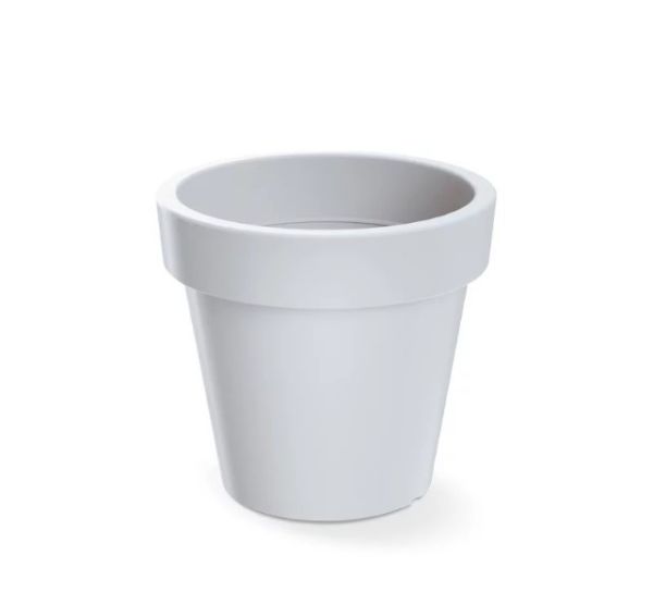 Горщик для квітів на коліщатках LOFLY 600мм круглий Білий