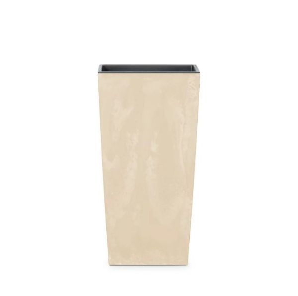 Горшок для цветов Urbi Square Beton Effect 30см Крем мраморный