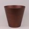 Горщик для квітів TUBUS EFFECT 25см круглий Corten/мідний