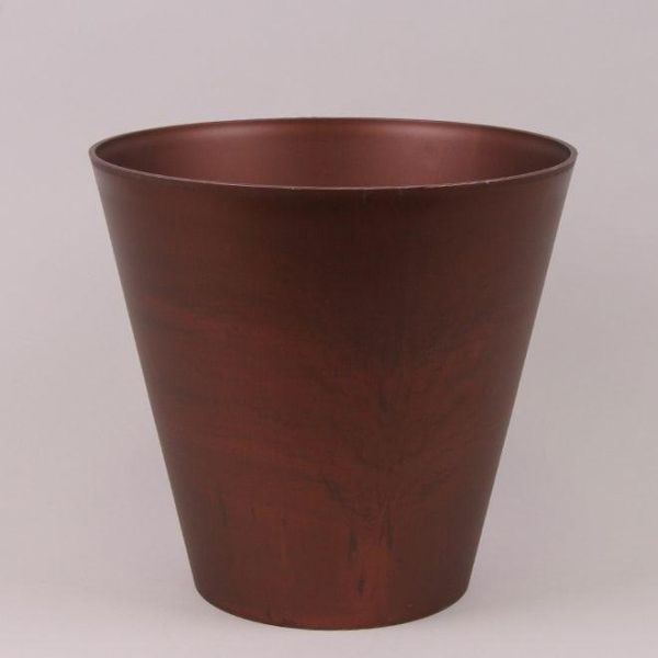 Горшок для цветов TUBUS EFFECT 30см круглый Corten/медный