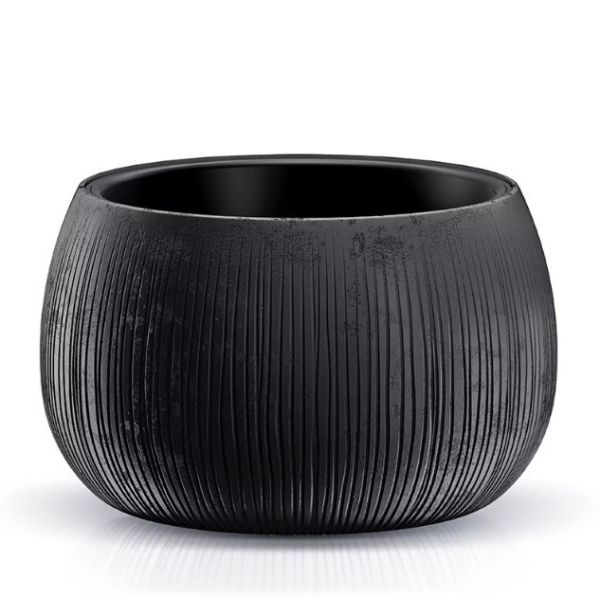 Горщик для квітів Beton Bowl 48см Чорний