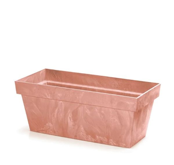 Балконний ящик Cube Case Beton Effect 60см Терра мармуровий