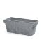 Балконний ящик Cube Case Beton Effect 40см Маренго мармуровий
