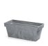 Балконний ящик Cube Case Beton Effect 40см Маренго мармуровий