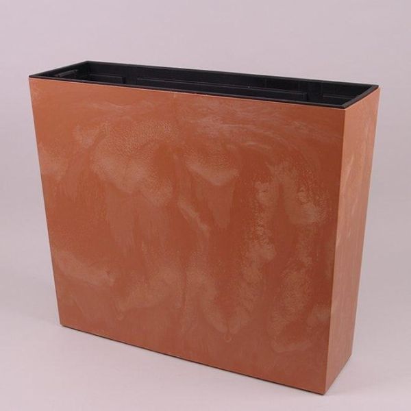 Горщик для квітів терасовий Urbi Case Beton Effect 60см Терра мармуровий