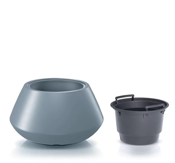 Горщик для квітів Heos 58,2 х30 см Світло-сірий