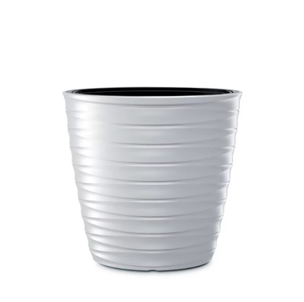 Горщик для квітів Freze овальний 59,3 х58, 5 см Білий