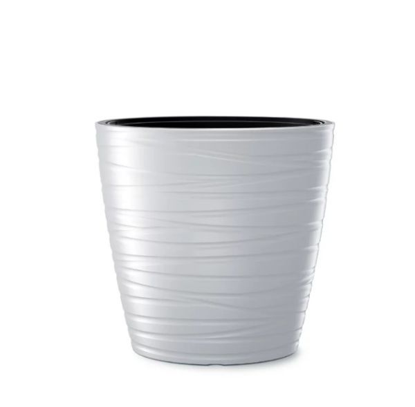 Горщик для квітів Maze овальний 58,5 х58, 5 см Білий
