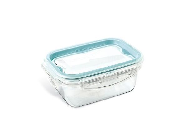 Ємність вакуумна прямокутна LOCK & FIT 0,45 л (14х10, 5х6см) Прозора