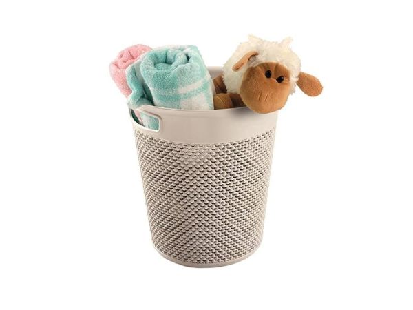 Кошик DROP круглий, 12л Крем