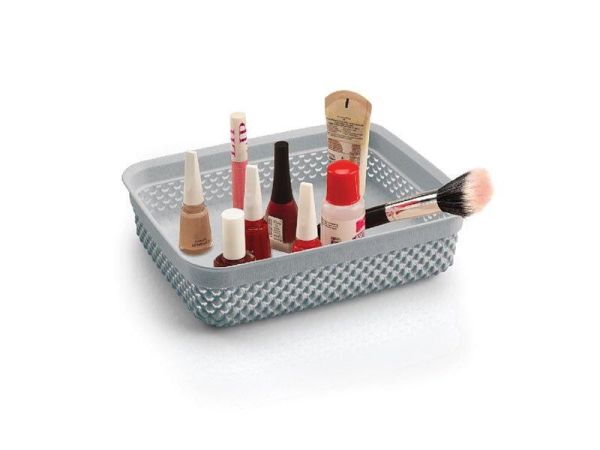 Кошик DROP прямокутний А6, 1,1л Сірий металік