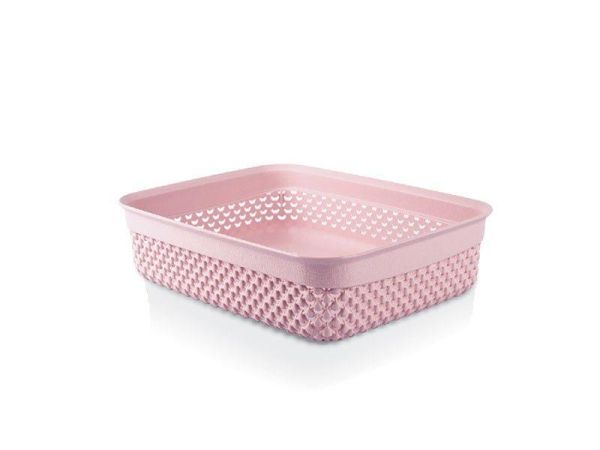 Кошик DROP прямокутний, 2,2л Пурпурно-рожевий