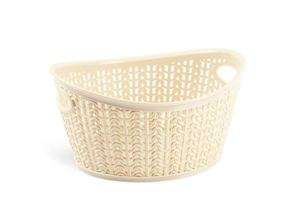 Кошик KNIT овальний, 3,3л Крем