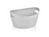 Корзина KNIT овальная, 9л Серый металлик